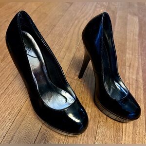 Sleek Black Stiletto Heels